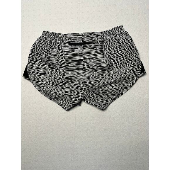 Nike Dri-Fit Running Shorts Women’s Medium Zebra Print Lined Pocket Drawstring - Picture 3 of 7
